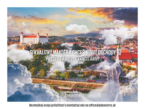 Hľadáme nového makléra/ partnera Hľadáme nového makléra/ partnera