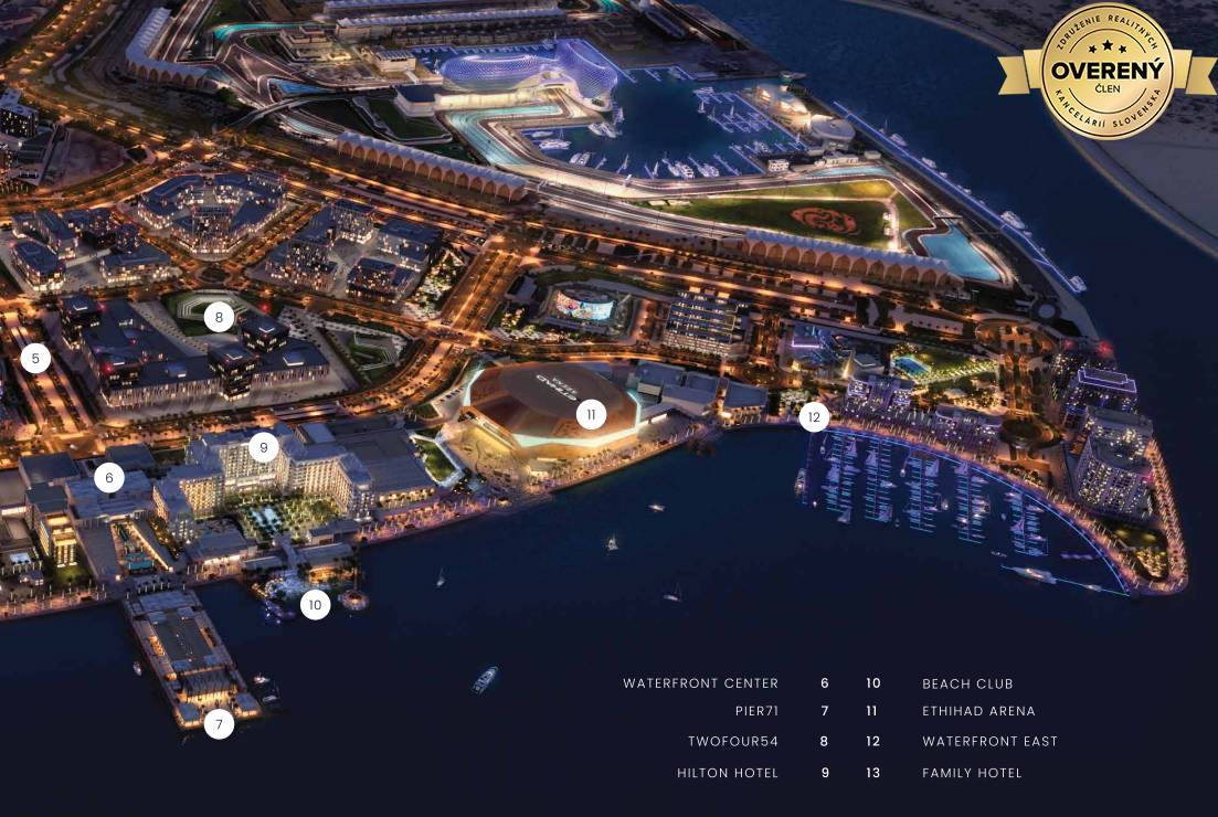 DIVA: Luxusne zariadený dvojizbový byt v srdci Abu Dhabi